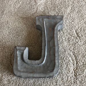 Wooden Letter J